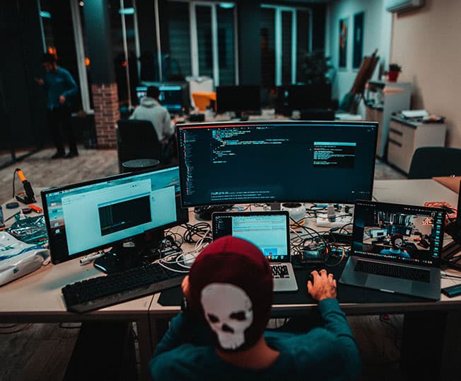 Team bei der Zusammenarbeit